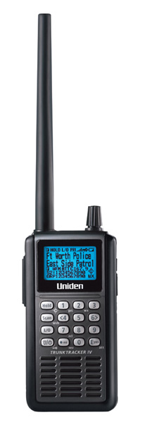 Uniden BCD396T, 6000 Channels, 25-1300 Mhz, 24 Bands, APCO, Digital Trunk Tracker IV, Handheld